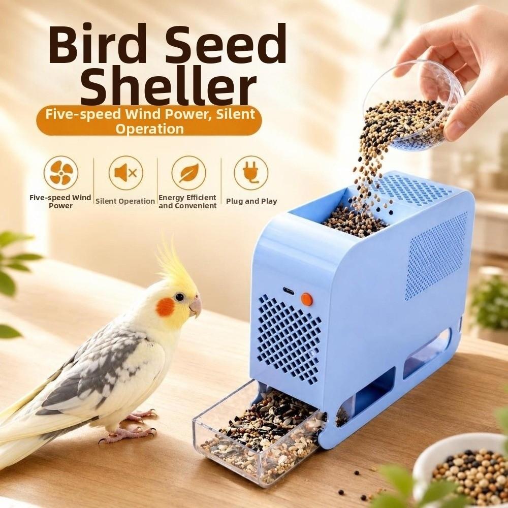Elektrischer Vogelkörner Schalenbläser Effizienter Vogelfuttertrenner Getreidereiniger Zoohandlung
