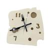 Cream Style Desktop Clock Minimalist Creative Wall Clock Living Room Bedroom Japanese Three-dimensional Art Shape Clock Design Decoration