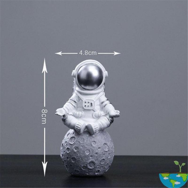 Resin Material Astronauts Ornaments Universal Cell Phone Stand Holder Bracket Gift Toys Home Office Desk Decoration Birthday Par