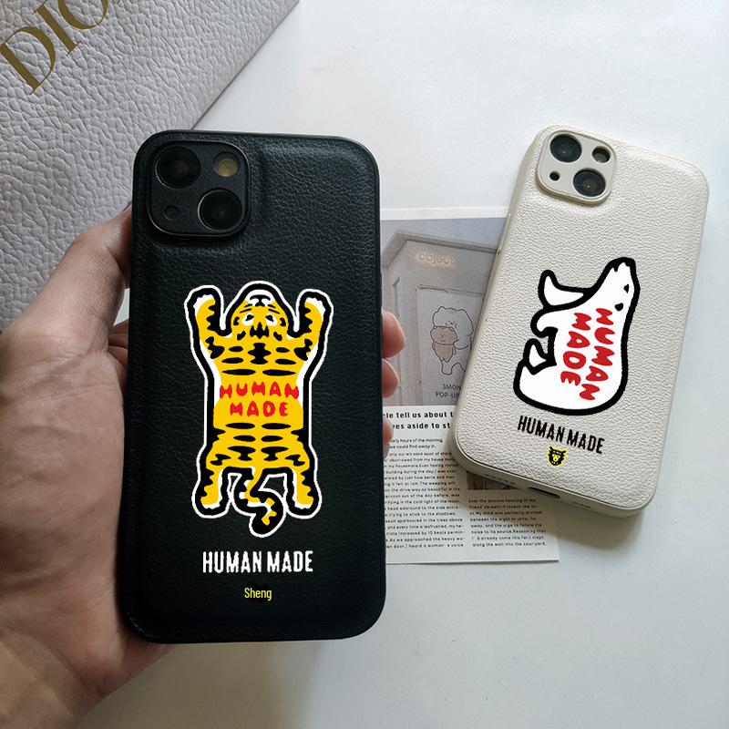 

«Чехол HumanMade Apple iPhone — модный дизайн с тигром для моделей 11, 12 Pro, 13 и 15»