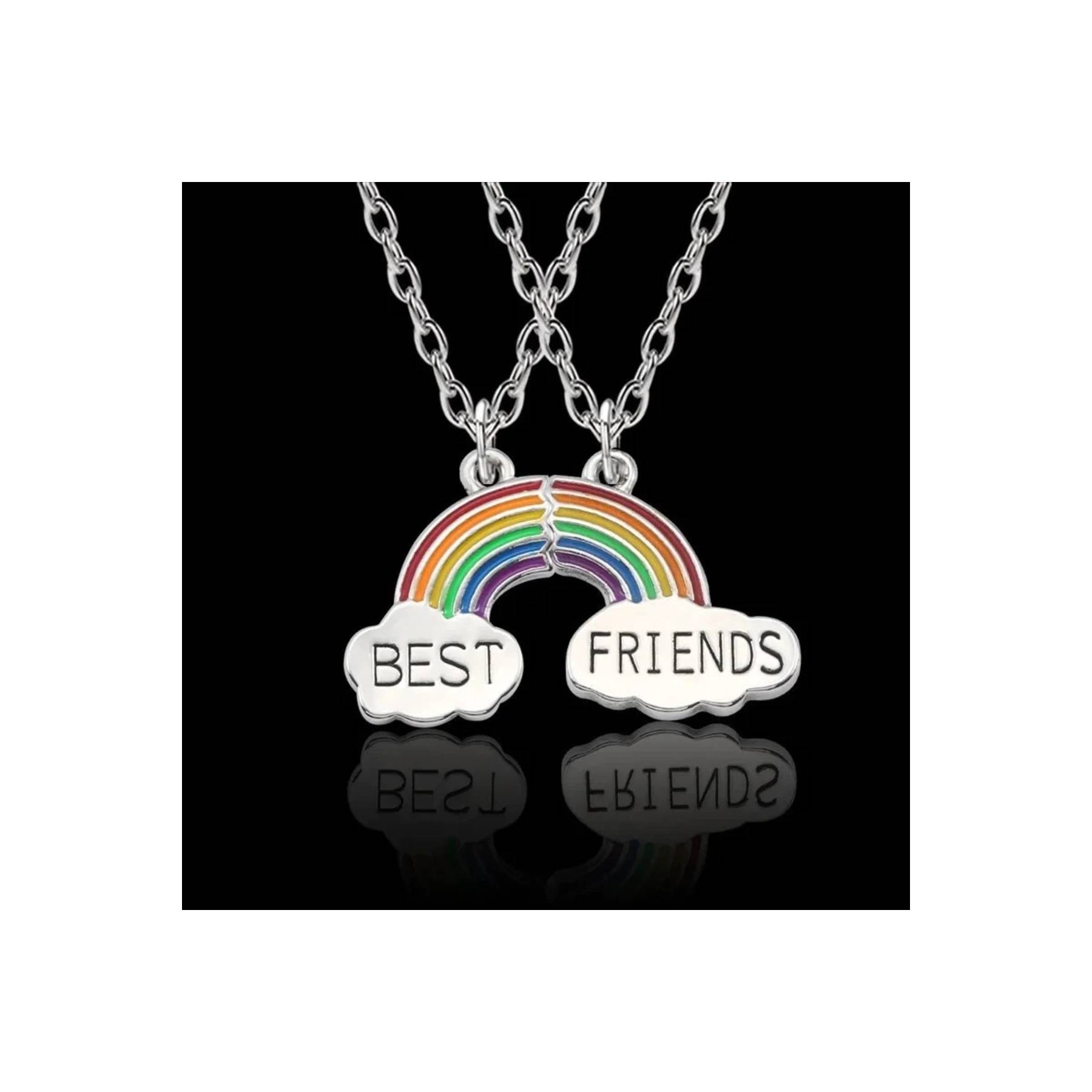

Besfriends Best Friend Rainbow Korean Style Necklace