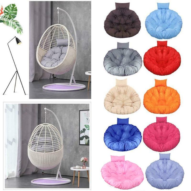 Rattan Swing Chair Cushion Hanging Egg Chair Soft Mat Pad Cover Inoutdoor Patio