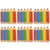 NUOBESTY 12pcs Mini Pencil Brooch LGBT Brooch Pins Rainbow Pencil Enamel Brooch Brooch Jewelry Novel Breastpin Brooch Badge Pen Design Brooch for