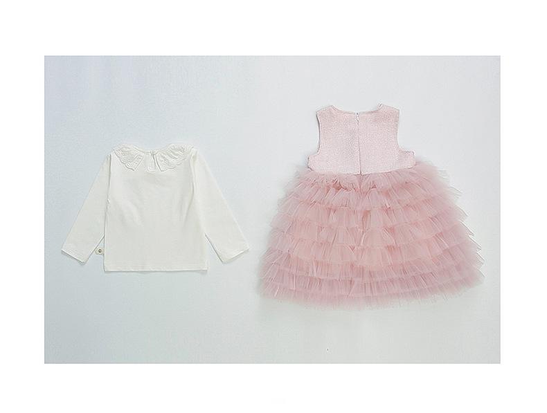 2025 Autumn Girls' Fashion: Baby Girl Two-Piece Princess Dress Set