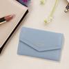 FORRICA Women's Elegant Zip Wallet with Coin Purse and PU Leather Billfold, Popular Mini Clutch Bag, Gift Box Included, Blue