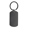 Stainless Steel Tag Metal Keychain Can Be Used For Diy Engraved Commemorative Key Accessories