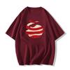 White cotton apple short-sleeved t-shirt women's summer new design sense niche front shoulder loose large size half-sleeved top trendy