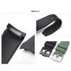 20mm Fluoro Rubber Strap for Rolex Daytona Curved End Sport Waterproof FKM Watch Band for Omega X Swatch Moonswatch with Tools