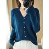 Autumn and Winter Cardigans, Women's Loose Plus Size Knitwear, Women's Tops, Long Sleeved Women's Sweaters