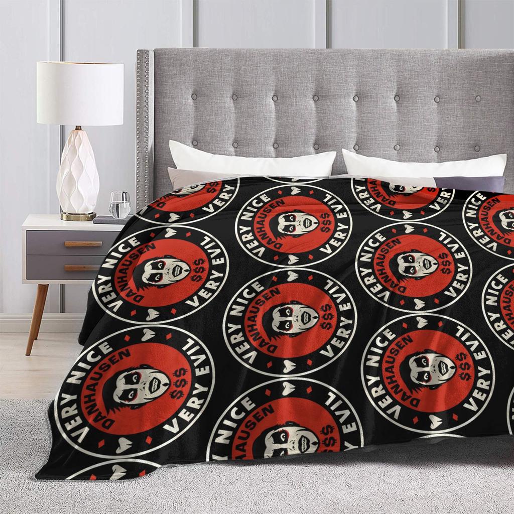 Danhausen Very Evil Funny Wrestling Blanket Coral Fleece Plush Decoration Ultra-Soft Throw Blankets for Sofa Outdoor Quilt