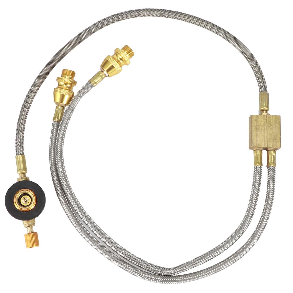 G1 8 DN6 Burner Adapter Hose Outdoor Hose Adapter for Double Camping Stove (RT‑912A)