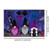 2pcs Halloween Foot Mats Ethnic Festival Decorative Floor Mats Easy To Take Care of Door Mats