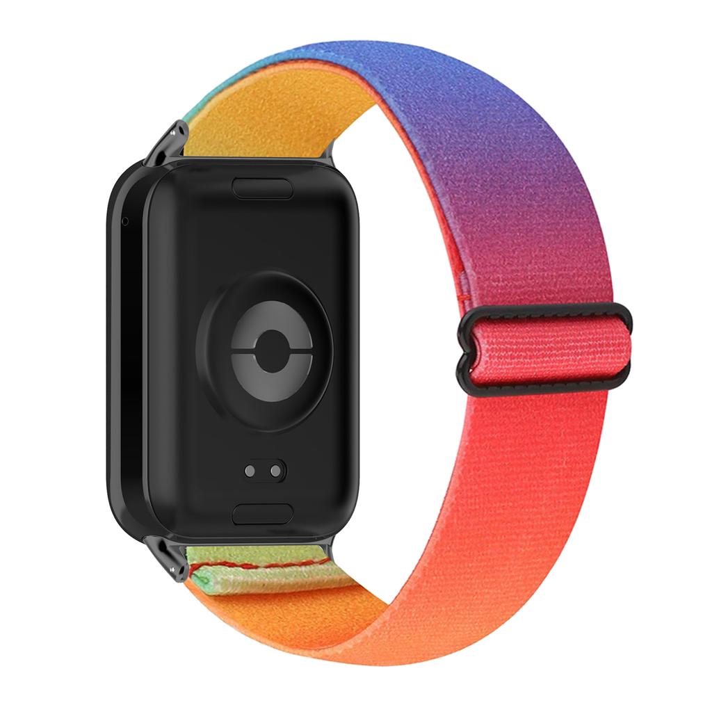 Für Xiaomi Smart Band 8 Pro Nylon Geflochtenes Uhrenarmband Schnellverschluss Elastisches Uhrenarmband