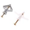 20Pcs Expansion Drywall Anchor Kit With Screws Self Drilling Wall Home Pierced