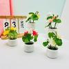 Lotus Plastic Potted Green Plant Potted Plant For Home Living Decor Room