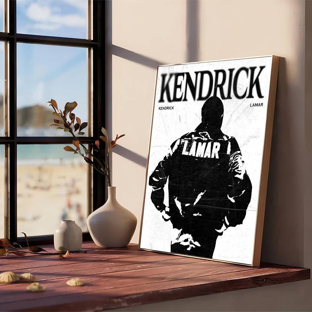 Kendrick Lamar Good Kid Maad City Hip Hop Music Album Cover Anime Posters Sticky Whitepaper Sticker DIY Room Bar Cafe Room Decor