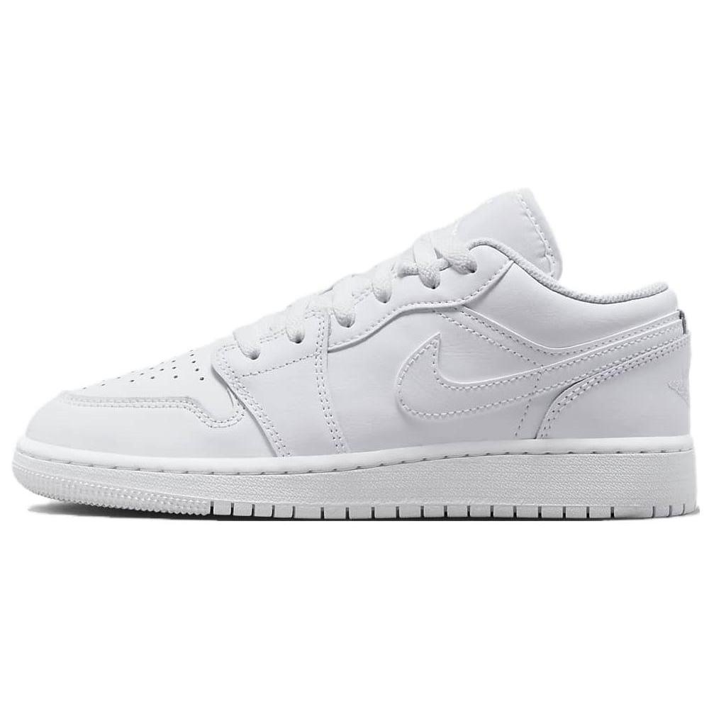 

Jordan 1 Low Triple White 2023 GS 553560-136 38.5
