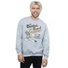 Looney Tunes Mens Wile E Coyote Rocket Board Sweatshirt