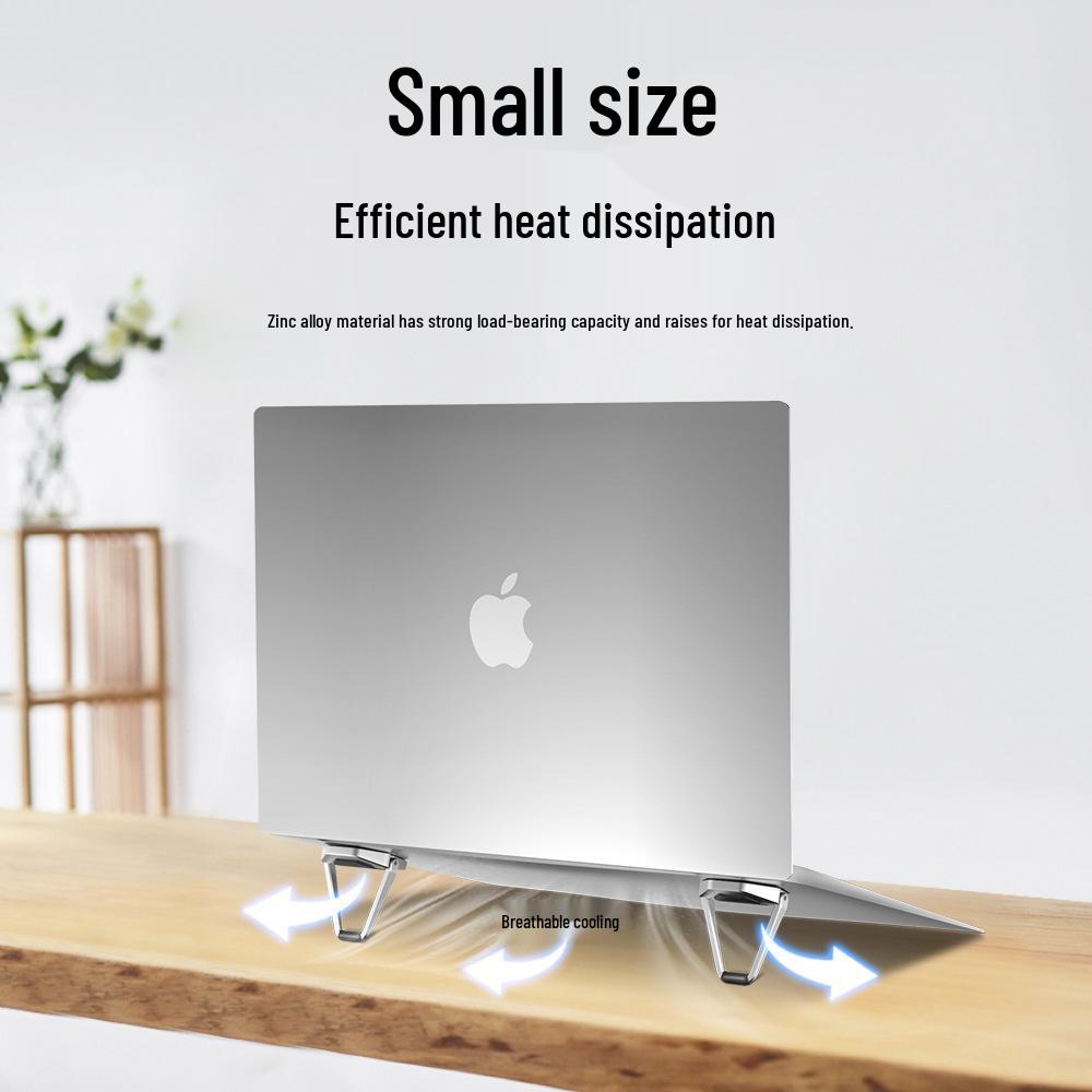 Portable Folding Laptop Stand with Heat Dissipation and Adjustable Height