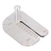 Stainless Steel Leather Stitching Aid Auxiliary Chopper Leather Crafting Tool  For DIY Handicrafts