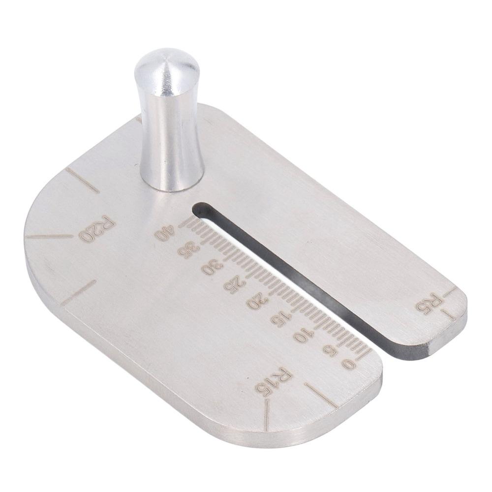 Stainless Steel Leather Stitching Aid Auxiliary Chopper Leather Crafting Tool For DIY Handicrafts
