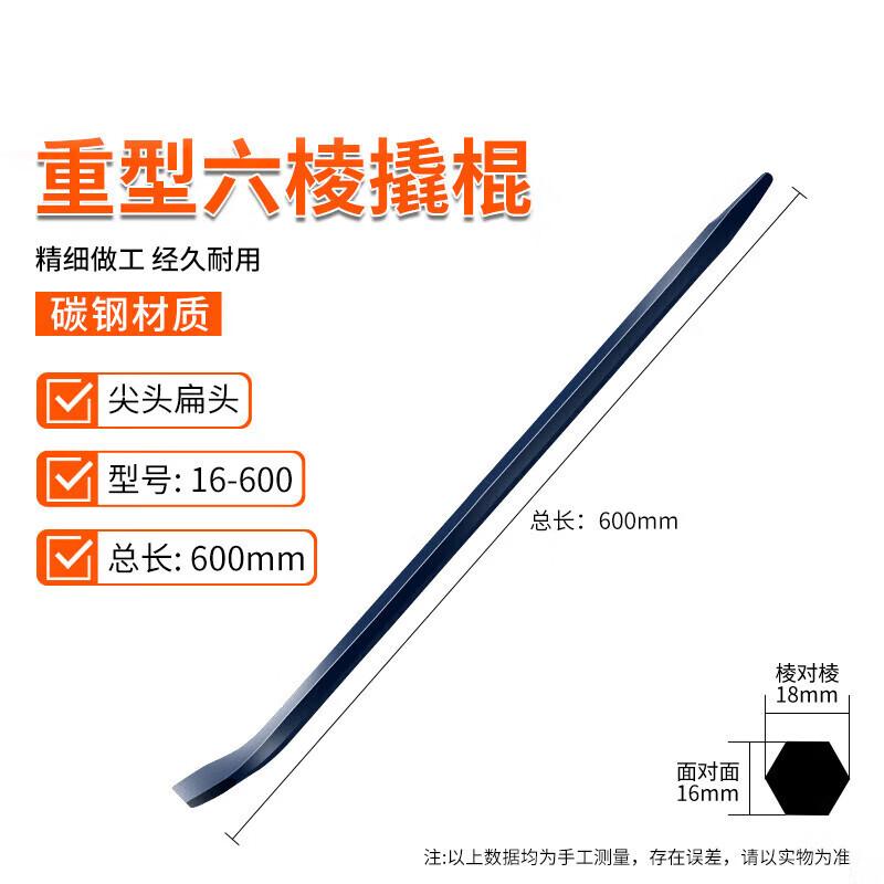 Industrial Hexagonal Multi-tool Pry Bar