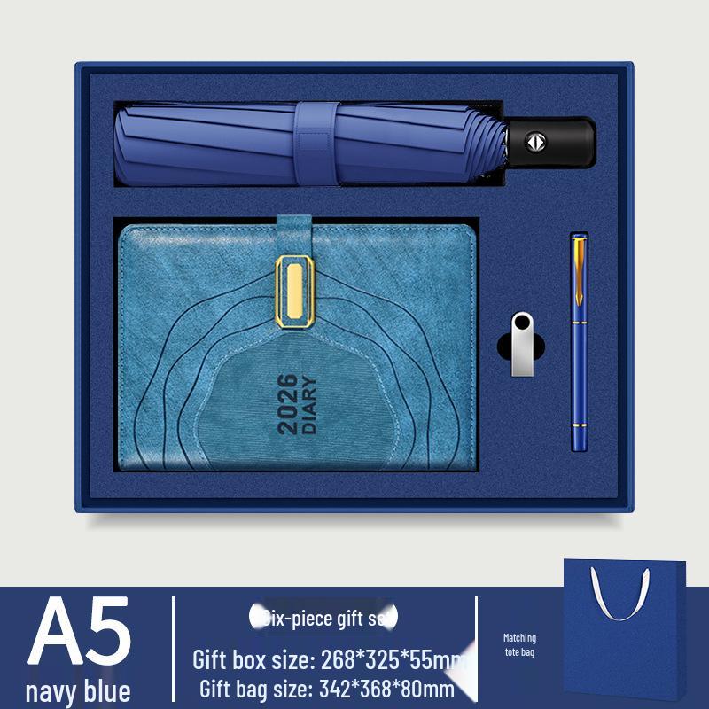 2026 Premium Engraved Notebook – Ideal for Students & Colleagues, Perfect as a Work Diary or Gift