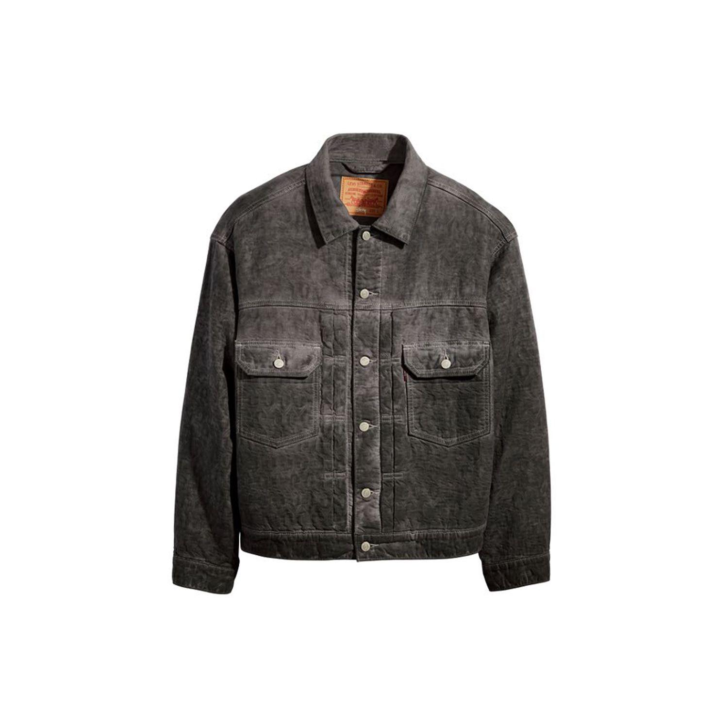 

Куртка дальнобойщика Levis x Stussy Dyed Jacquard, черная, унисекс, верхняя одежда A52160002 XS