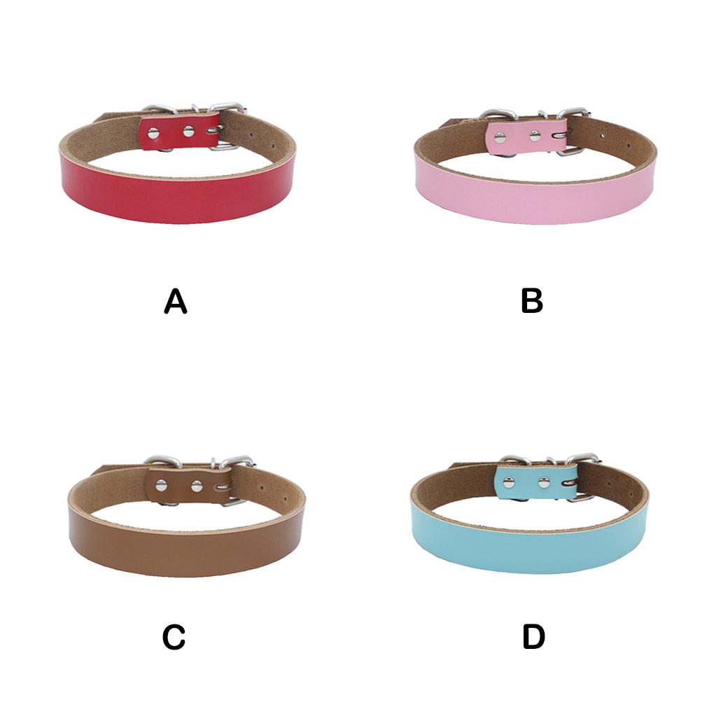 Pet Cat Puppy Dogs Leash Long Smooth PU Leather Solid Color Dog Walker