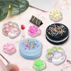 8PCS Taba Squishy Kit,2PCS Biscuit Stress Relief Toy and 4PCS Mini Taba Squishy Paw and 2PCS Fruit Cat Claw Stress Relief Soft Squeeze Fidget Toys Fo