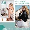 Hapilife Makeup Box Pouch Large Capacity Cosmetic Products Case Storage Portable Professional Travel White