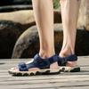 Large size men's shoes 2021 summer new fashion trend breathable sandals Korean version personalized simple beach shoes men