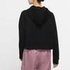 Nike Sweatshirts Women's Black Hooded Moderate Regular CJ2664-010