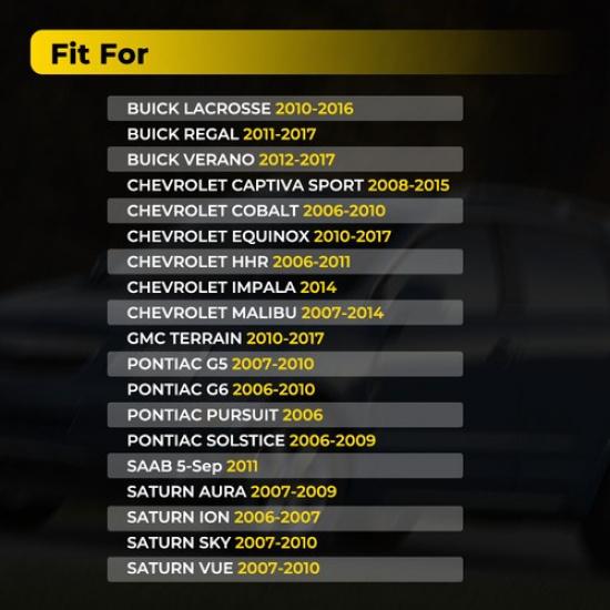 2x Camshaft + 1x Position Crankshaft Sensor For Chevy Equinox Buick GMC Pontiac