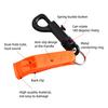 2/6PCS Emergency Whistle Safety Survival Whistle Signal Whistle with Hook Ideal for Outdoor Camping, Hiking, and Trekking