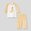 Girls' Air-Conditioned Pajama Set: 7-Point Sleeve & Pants, Ages 2-15, Sizes 80-160cm, Breathable Summer Sleepwear