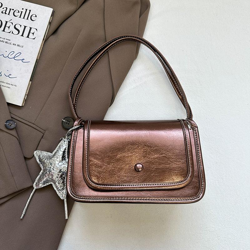 Modische, lässige, einfache und kleine quadratische Damenhandtasche, modische und stilvolle Single-Shoulder-Crossbody-Damenhandtasche