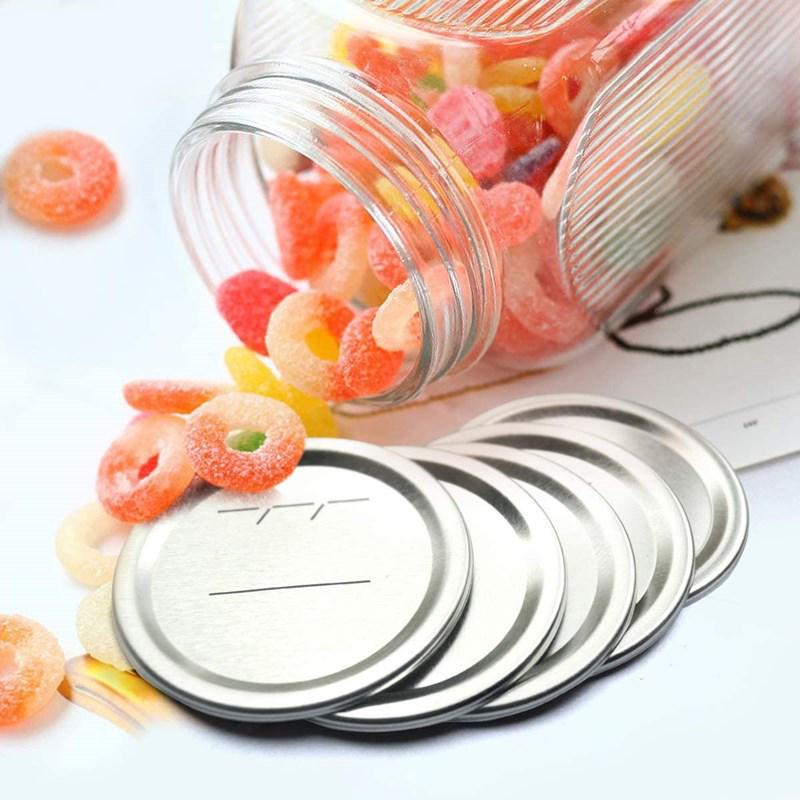 Wide Mouth Tinplate Mason Jar Metal Lid