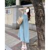 French Skirt Seaside Vacation Dress Women's Summer Niche Design Sense Loose Sleeveless Vest Skirt a Word Long Dress