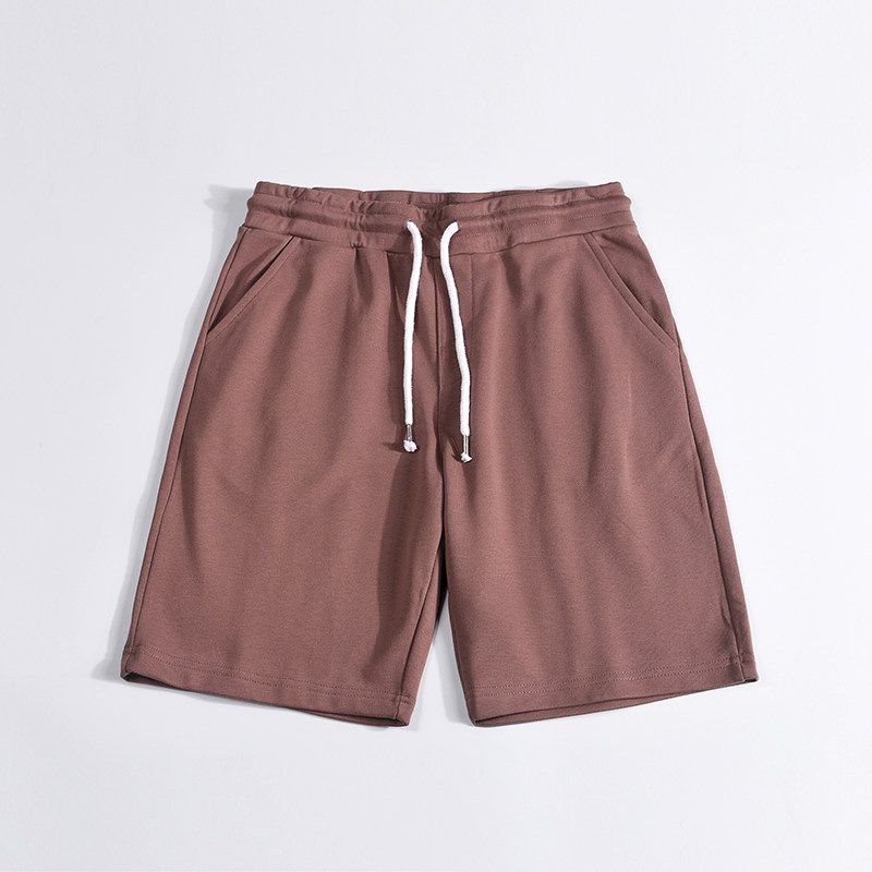 Export Balance Cargo with Logo Cut off Men Fashion Brands Casual Shorts Summer Sports Loose Half Length Middle Pants Terry Cotton Beach Pants
