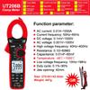 RMS Digital Clamp Meter AC Current 1000A AC DC Voltage 1000V 6000 Count Inrush Current Diode Continuity Measurement Tool