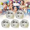 10Pcs Latex Transparent Balloon with Nnumber 40 Pattern for Birthday Party Wedding Anniversary Decorate