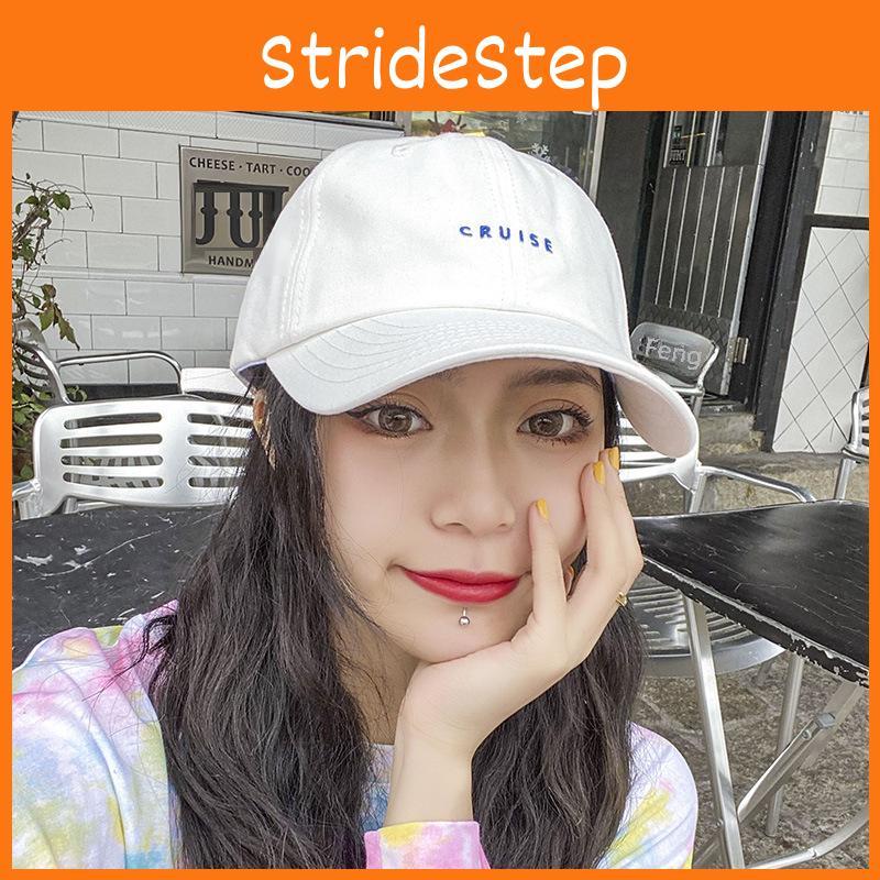 White Youthful Letter Embroidered Baseball Cap Timeless Cotton Design For Everyday Wear