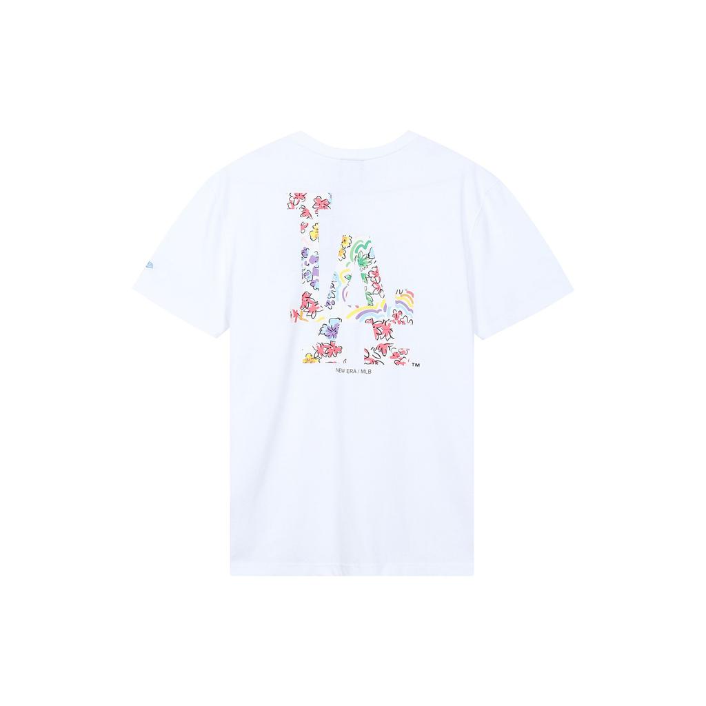 New Era Spring League Series LA Dodgers Printed Drop Shoulder Short Sleeve T-Shirt Unisex T-Shirt 13527216