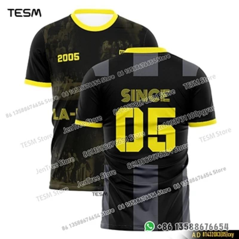 

TESM Men Jersey 3D HD Printed Breathable Short-Sleeve Parent-Child Fan Football & Running Shirt S