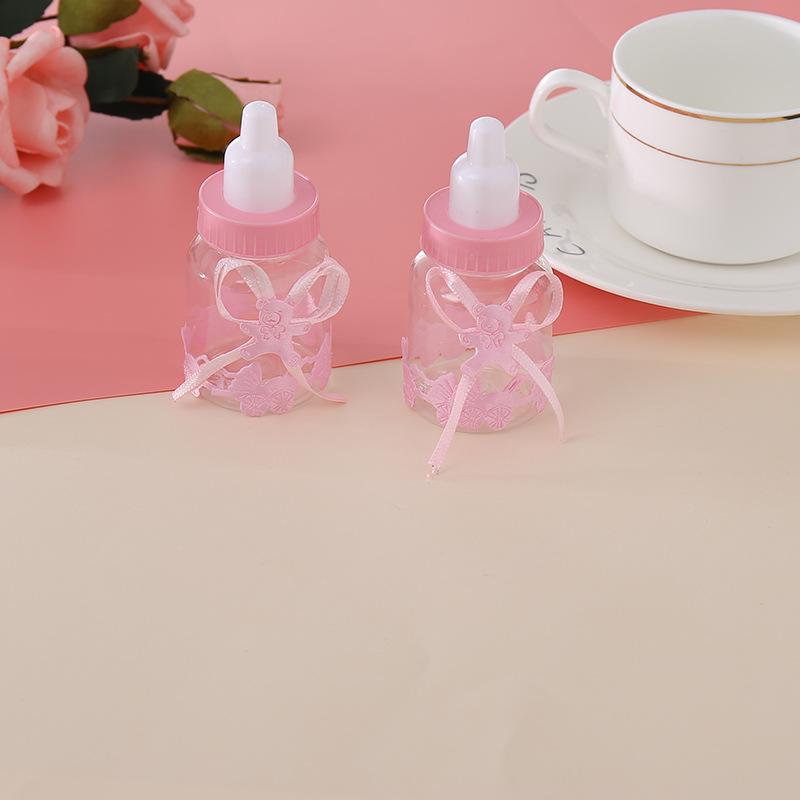 Baby Bottle Candy Shower Favors Box Boy Girl Newborn Birthday Party Decoration
