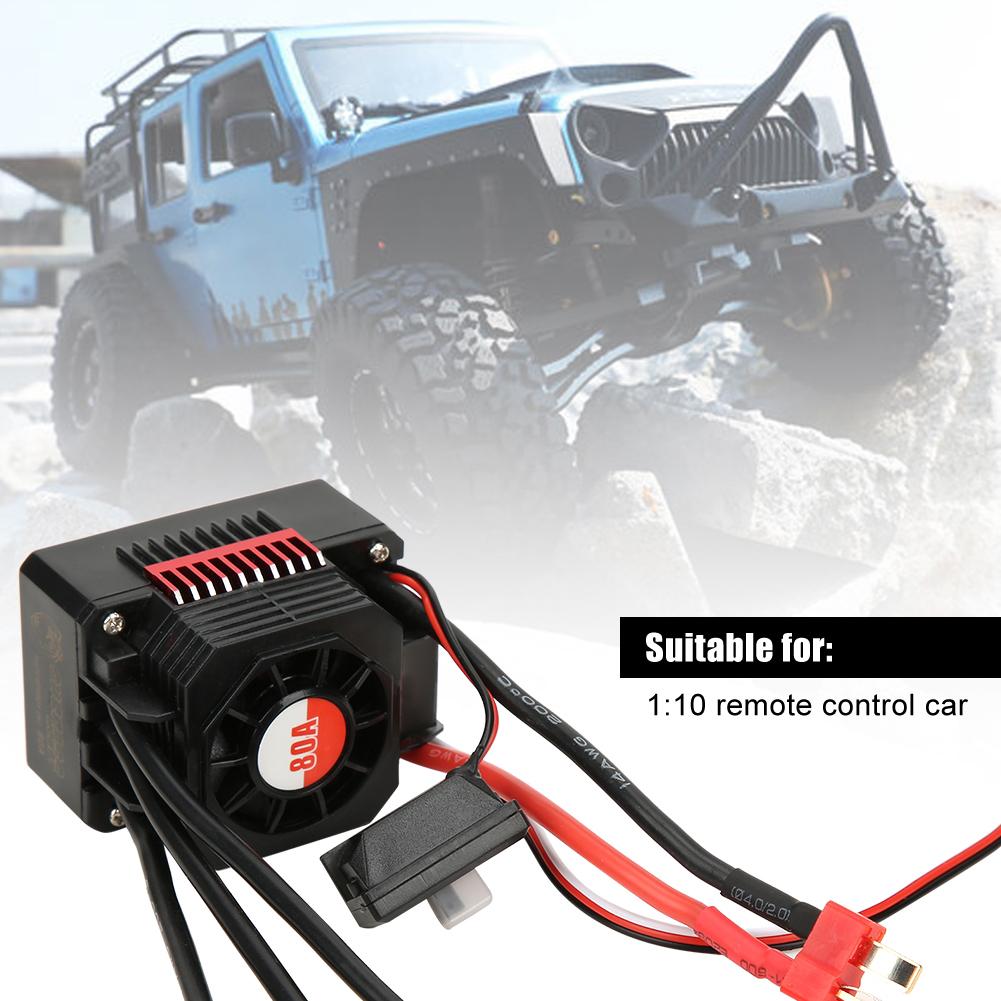 SURPASS 80A Waterproof Dust Proof Electric Speed Controller ESC RC Accessory