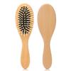 2 Colors Anti Static Natural Wooden Massage Hairbrush Comb Scalp Health Care Paddle Brush