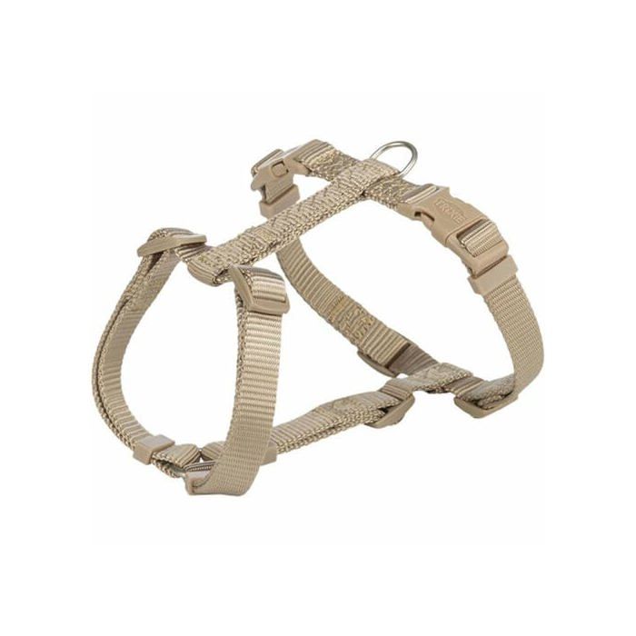 Szelki dla psa - TRIXIE - S-M - 42-60 cm - 15 mm - Piaskowe - Regulowane - Klamra - Nylon - Wygodne