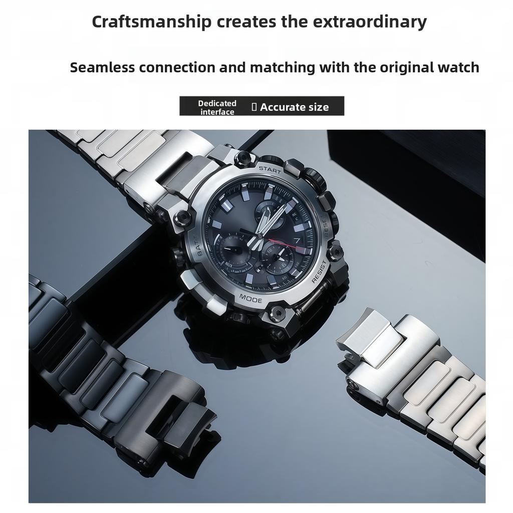 For Casio G-SHOCK 5672 MTG B3000 MTG-B3000B/BD Titanium alloy Watch strap Quick-Release metal Watch Band men bracelet wristband
